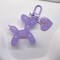 Jelly Balloon Dog Design Keychain for Women, Cute Girls Key Chain, Bag Charms Accessories for Car Purse Backpack